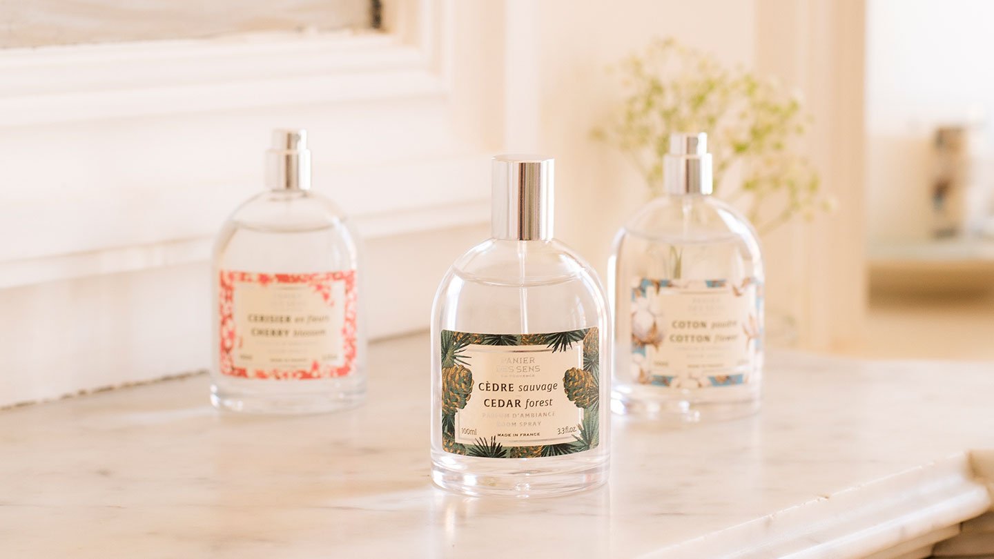 Parfums d'ambiance naturels - Panier des Sens