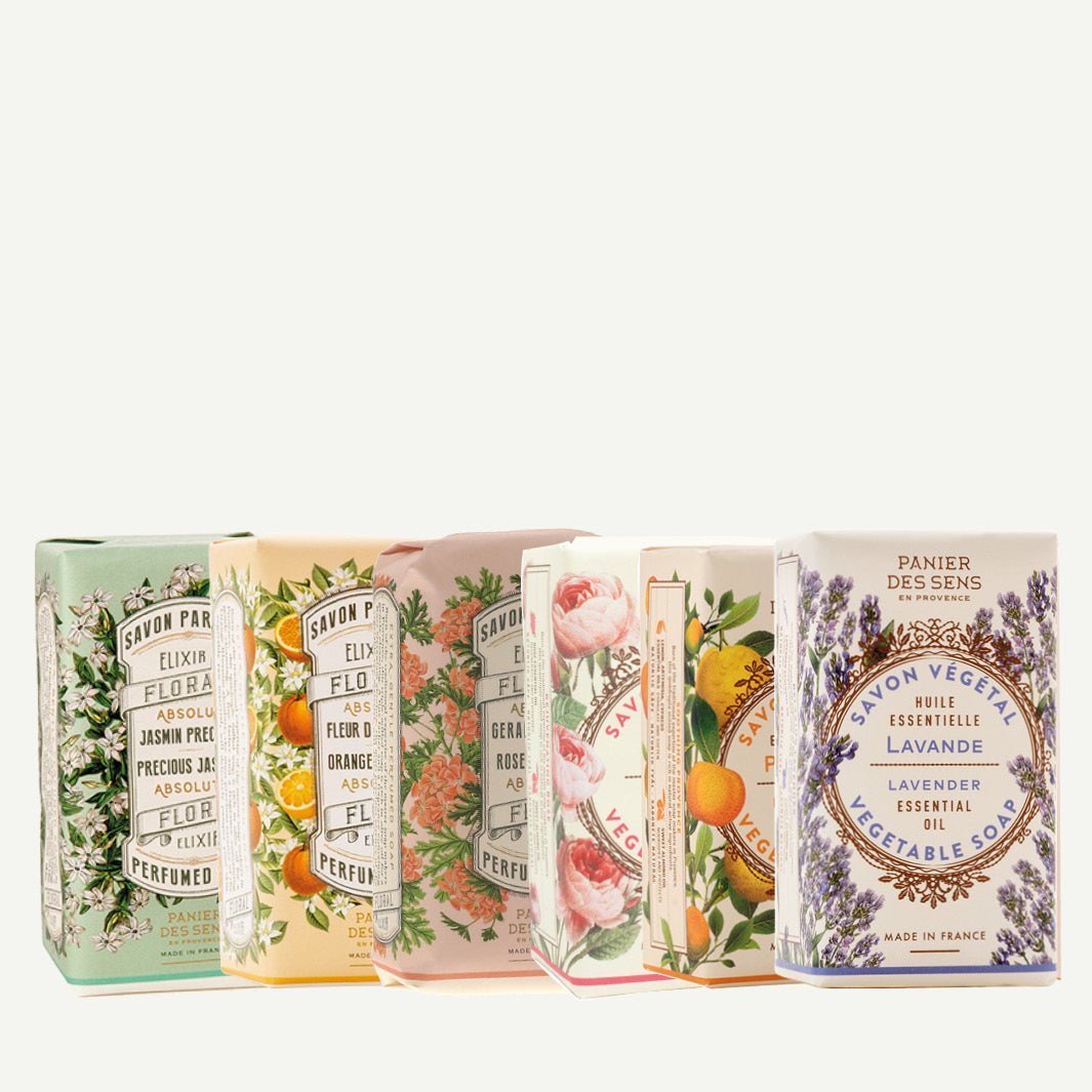 6 x Saponi solidi naturali - Panier des Sens