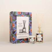 Set regalo candela profumata + diffusore - Fico Azzurro - Panier des Sens