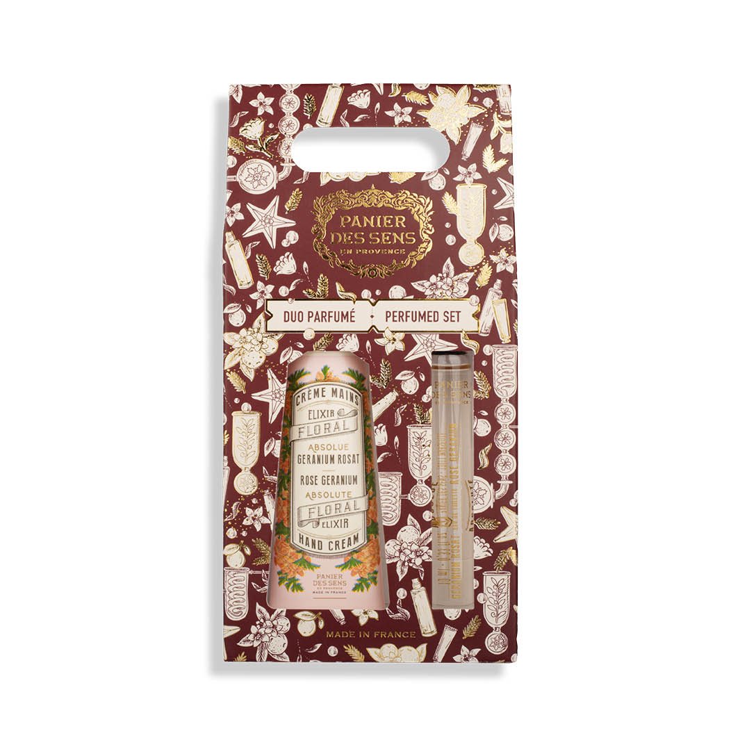 Christmas duo set - Geranium Rosat - Panier des Sens