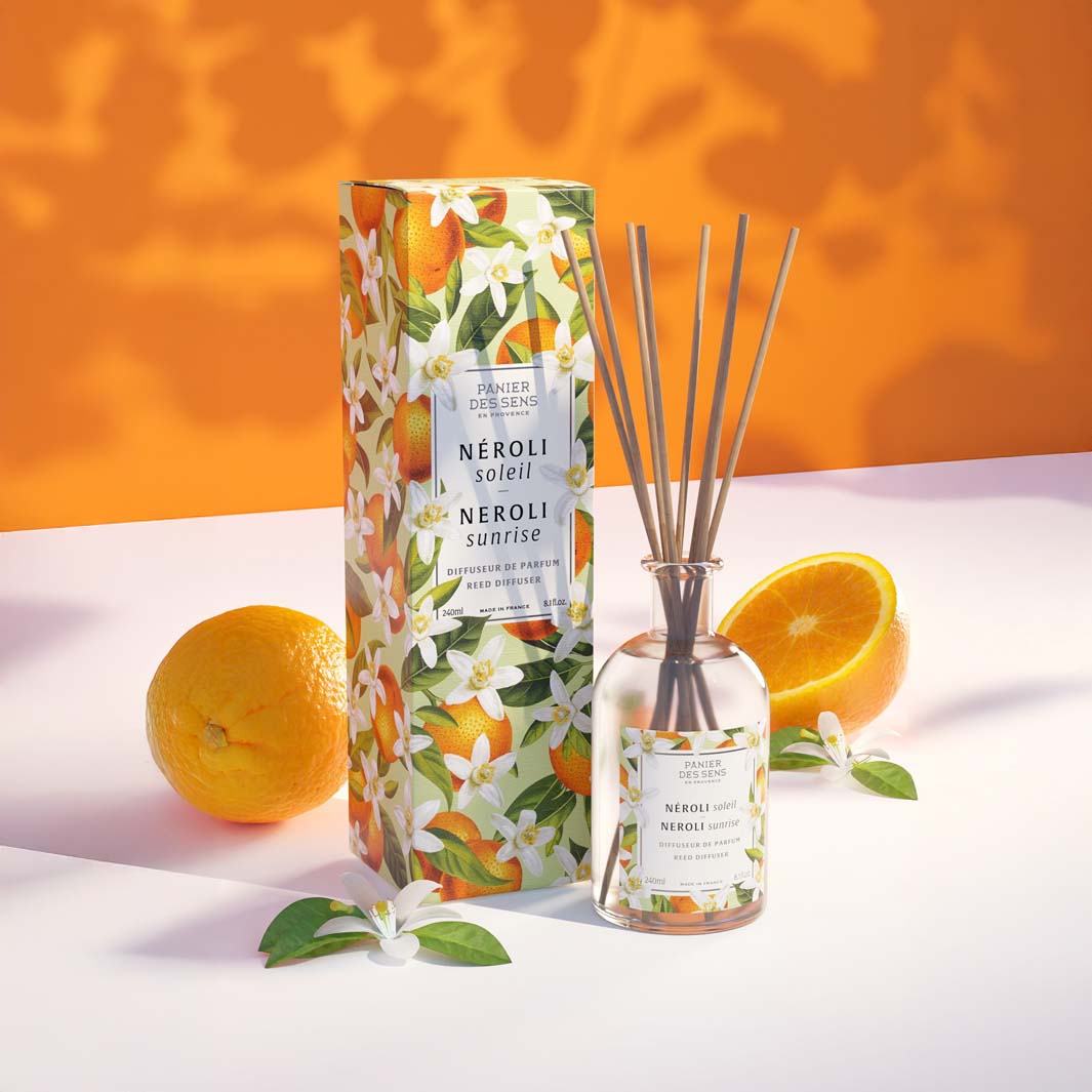 Diffusore di fragranze per la casa - Sole Neroli 240ml - Panier des Sens