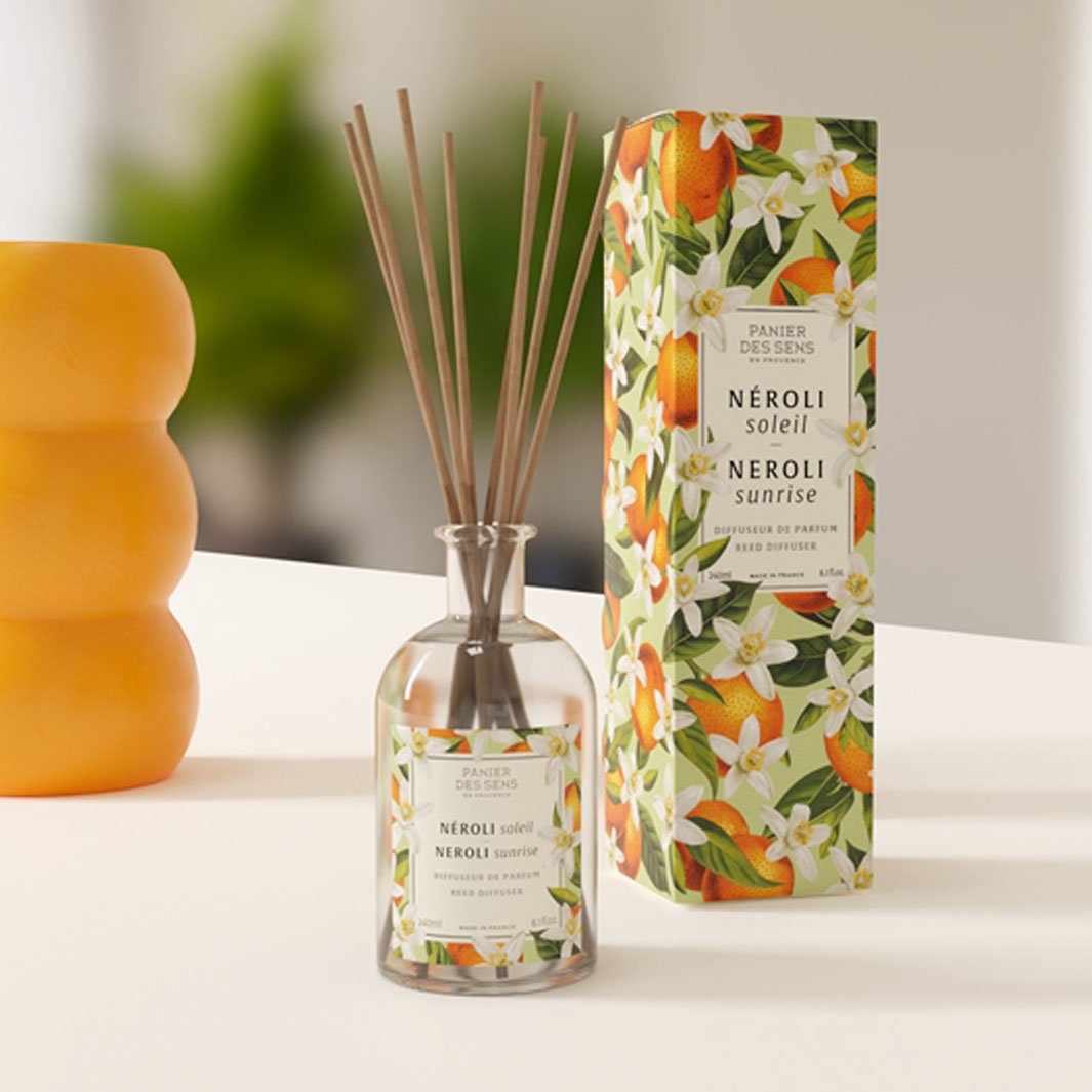 Diffusore di fragranze per la casa - Sole Neroli 240ml - Panier des Sens