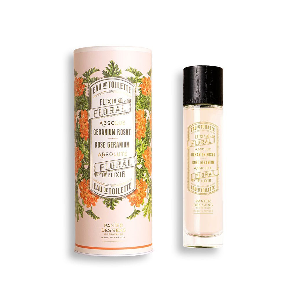 Duo Eau de toilette 50ml e Roll - on 10ml - Geranium Rosat - Panier des Sens