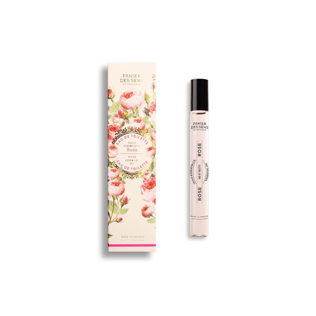 Duo Eau de toilette 50ml et Roll - on 10ml - Rose Envoûtante - Panier des Sens
