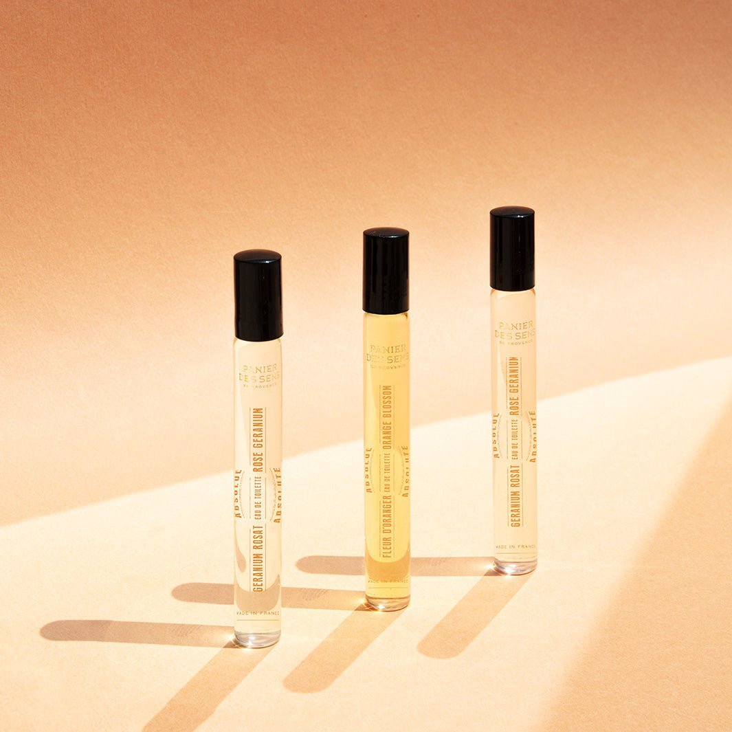 Eau de toilette roll - on - Geranium Rosat 10ml - Panier des Sens