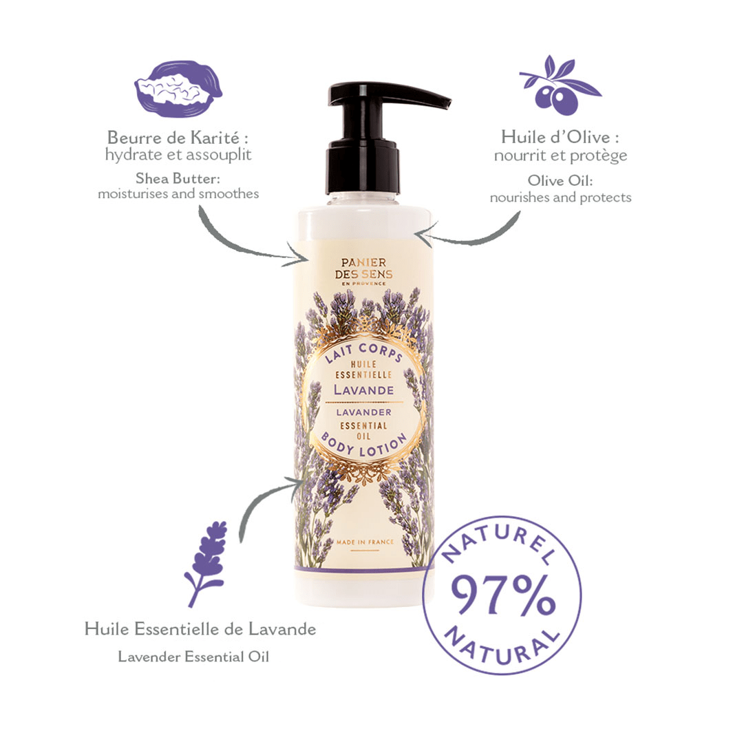 Lozione corpo lenitiva alla lavanda 250ml - Panier des Sens