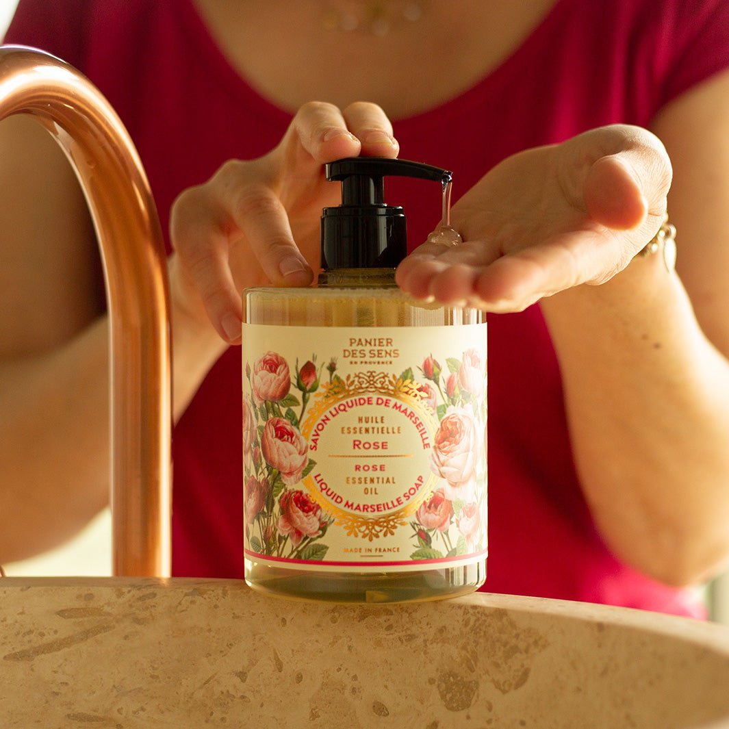 Savon de Marseille flüssig | Rose Envoûtante 500ml - Panier des Sens