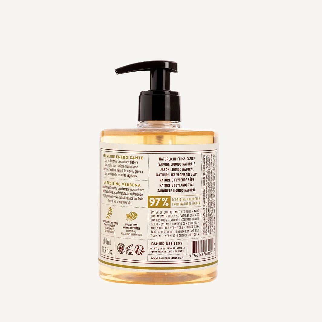 Sapone liquido di Marsiglia - Verbena rilassante 500ml - Panier des Sens