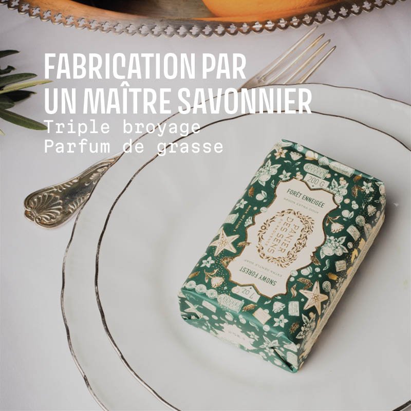 Savon forêt enneigée 200g - Édition limitée de noël - Panier des Sens