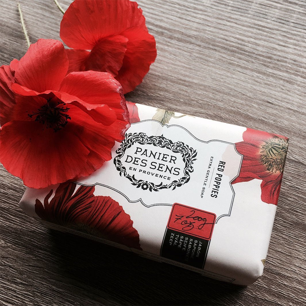 Sapone solido profumato extra delicato - Papavero - Panier des Sens