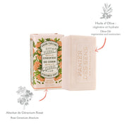 Sapone solido profumato - Geranium Rosat 150g - Panier des Sens