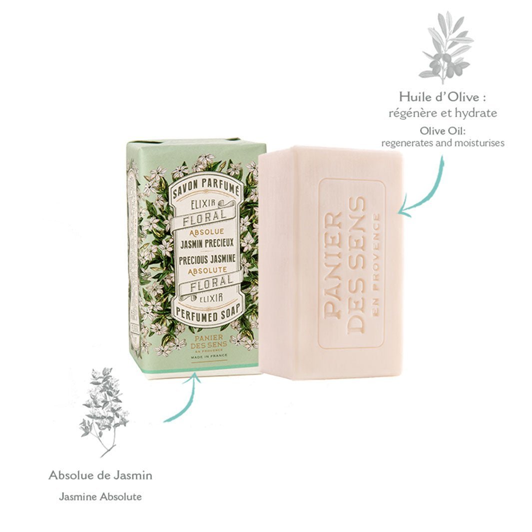 Sapone solido profumato - Jasmin Précieux 150g - Panier des Sens