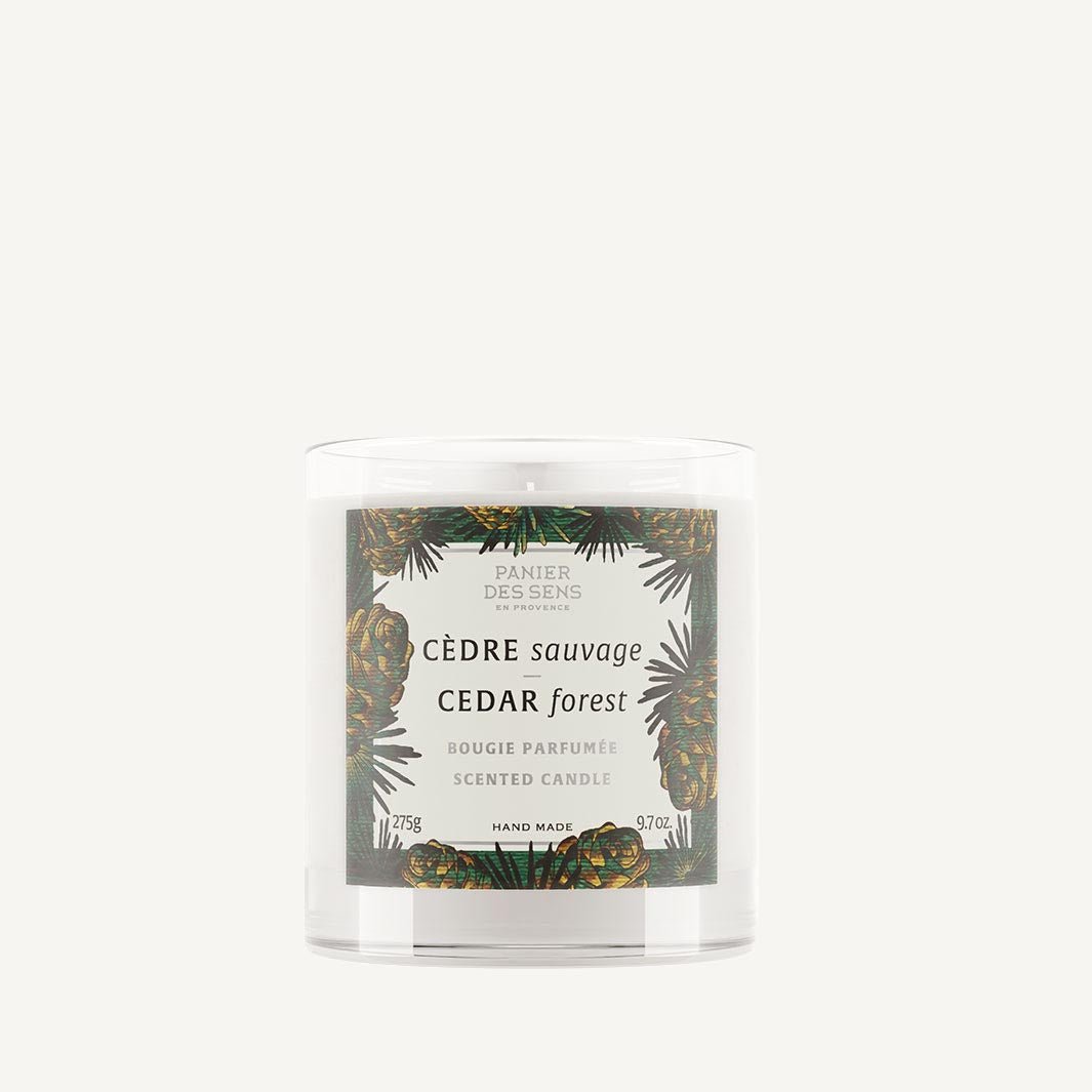 Vegetable wax scented candle 275G - Cedar Wood scent - Panier des Sens