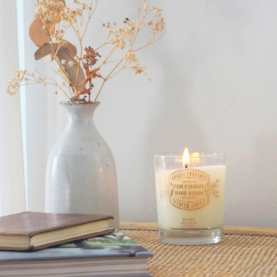 Candela profumata - Fragranza di fiori d'arancio 180g - Panier des Sens