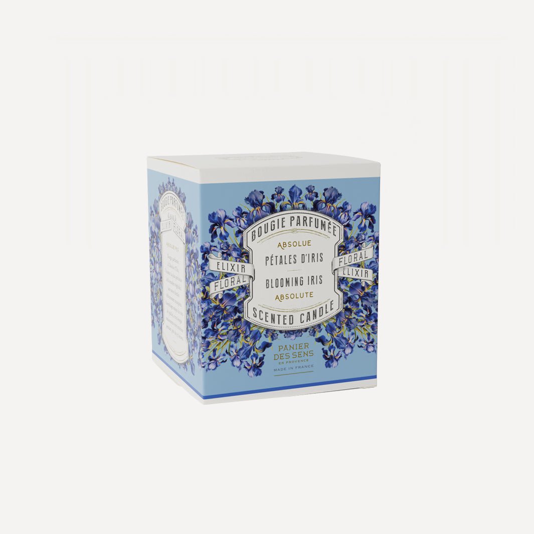 Candela profumata - Petali di Iris 180g - Panier des Sens