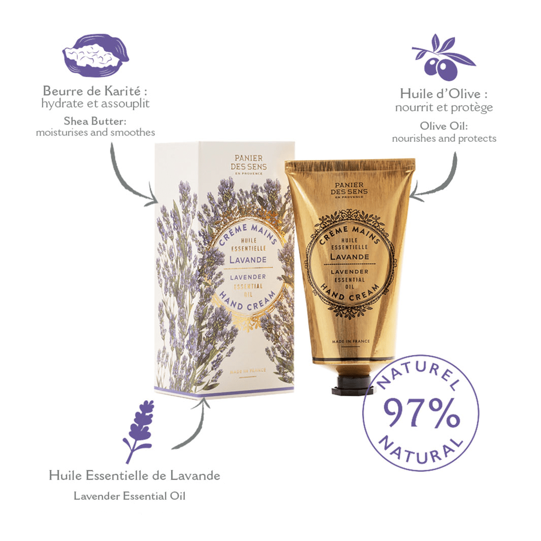 Crema mani - Lavanda lenitiva 75ml - Panier des Sens