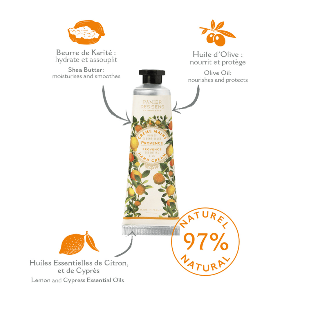 Handcreme - Provence Énergisante 30ml - Panier des Sens