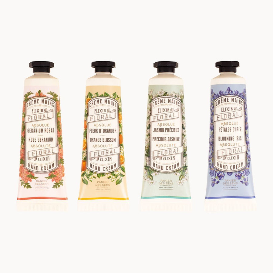 Confezione da 4 Creme mani con assoluti di profumo - 4 x 30ml - Panier des Sens