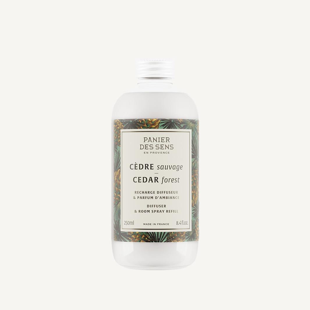 Profumo per la casa e ricarica per diffusori - Cèdre Sauvage 250ml - Panier des Sens