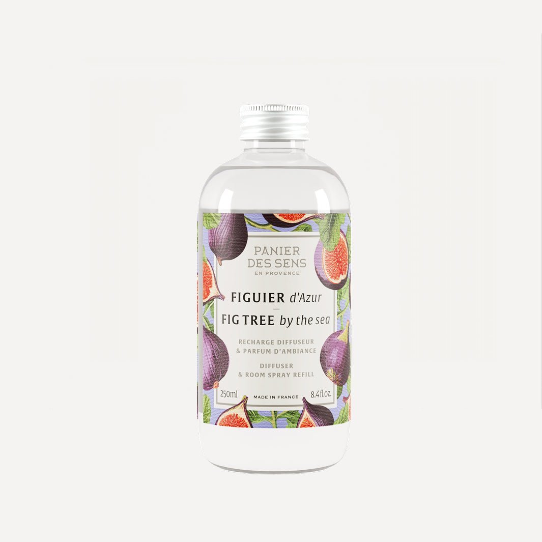 Recharge diffuseur et parfum d'ambiance - Figuier d'Azur 250ml - Panier des Sens