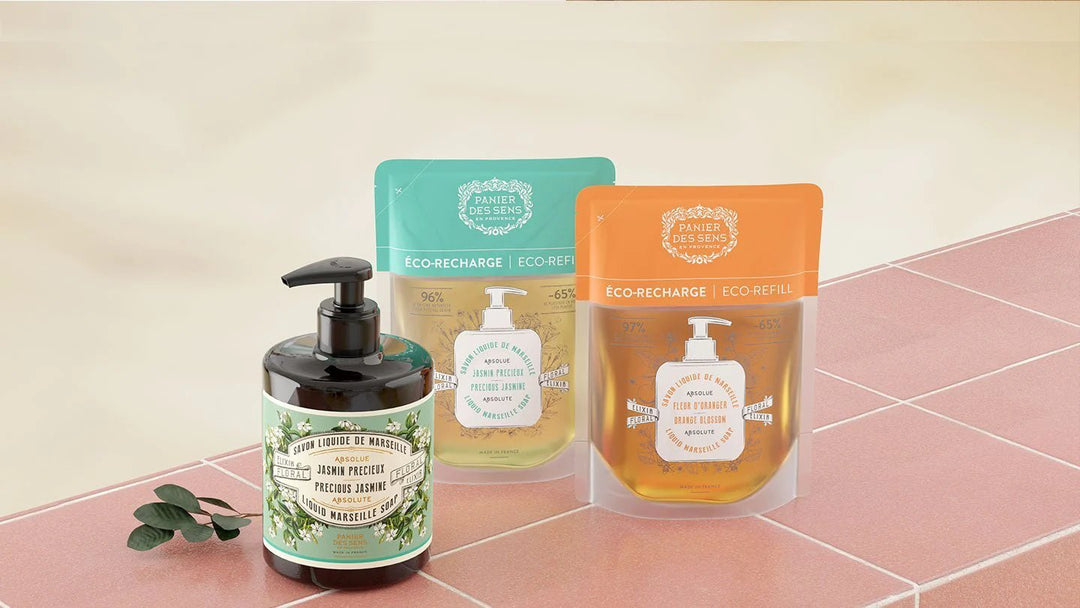 Nachfüllpackungen für Flüssigseife - Panier des Sens