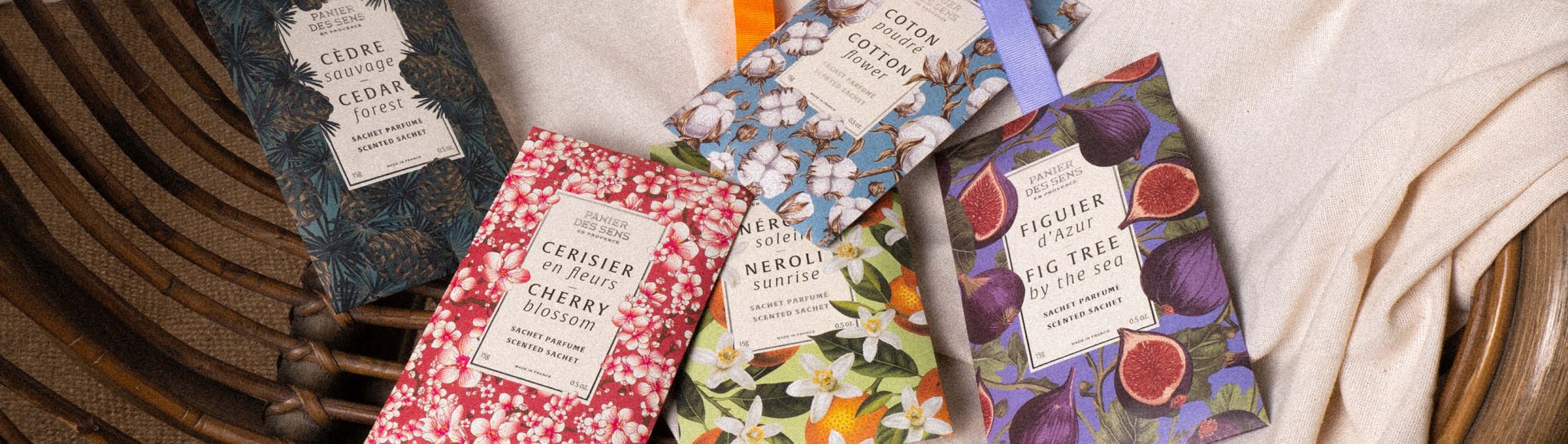 Sachets parfumés - Panier des Sens