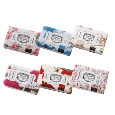 6 x Scented solid soaps enriched with shea oil - Panier des Sens