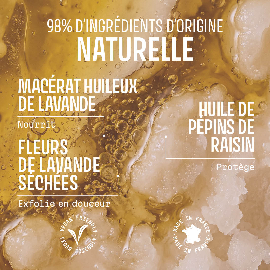Exfoliating Bar Soap – Lavender 150g