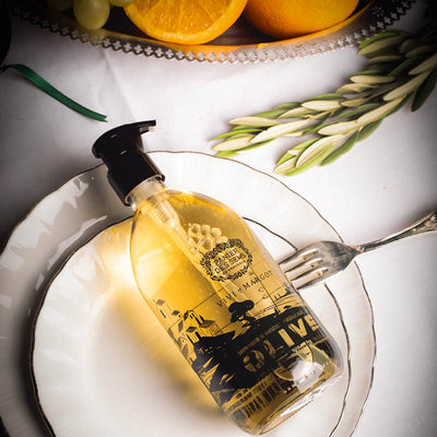 Sapone di Marsiglia liquido in vetro Oliva - Edizione limitata 2024 490ml - Panier des Sens