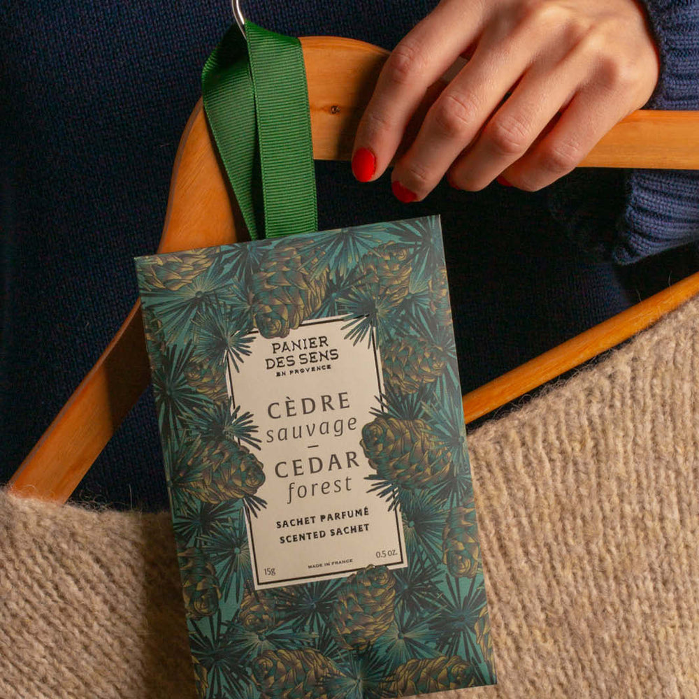 Sachet parfumé 15g  Cèdre sauvage | Panier des Sens