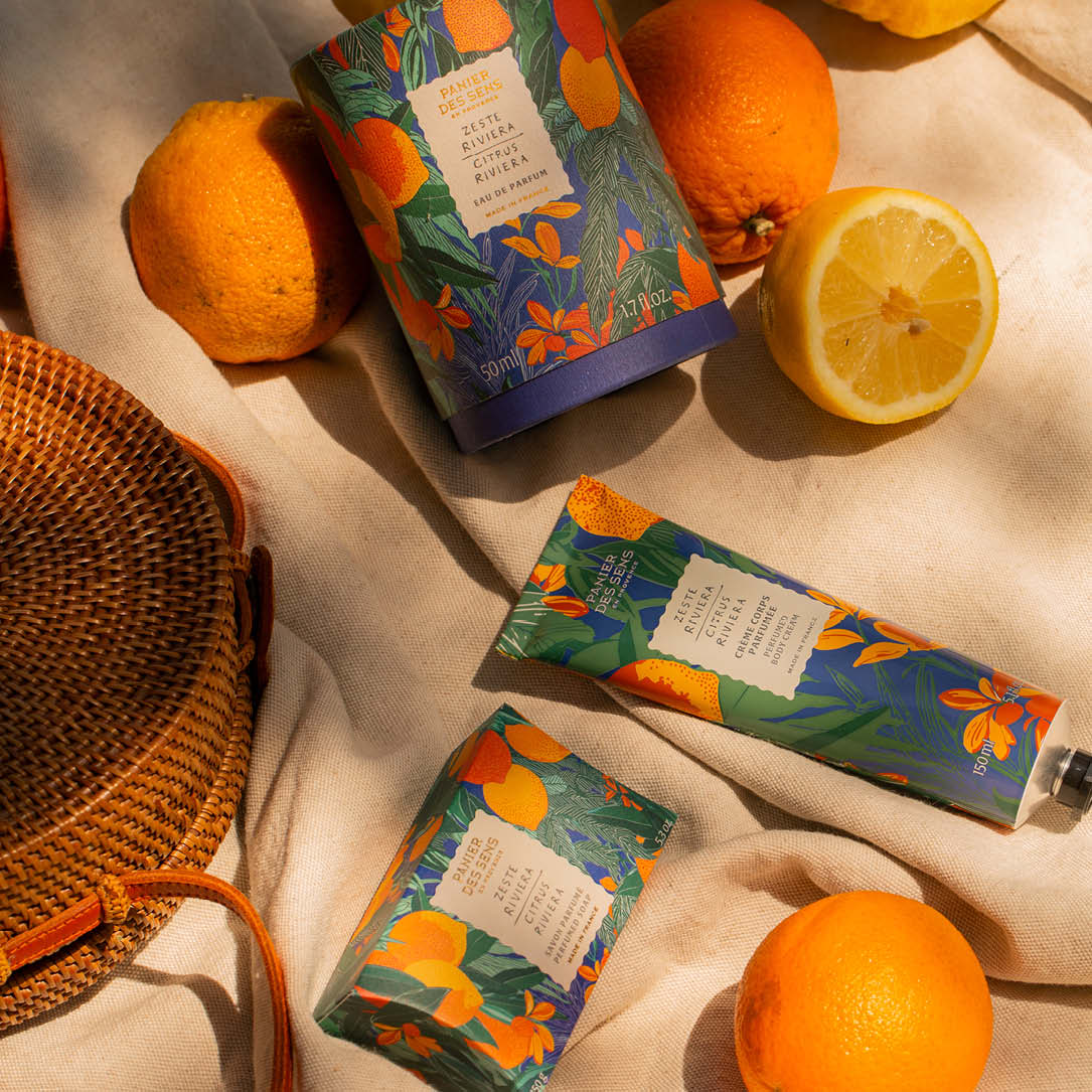 Crème corps parfumée Zeste Riviera - 150ml | Panier des Sens