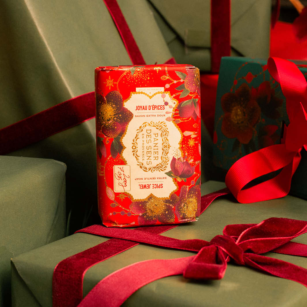 Descrizione del prodotto: Sapone natalizio “Joyau d’Épices” 200 g | Panier des Sens