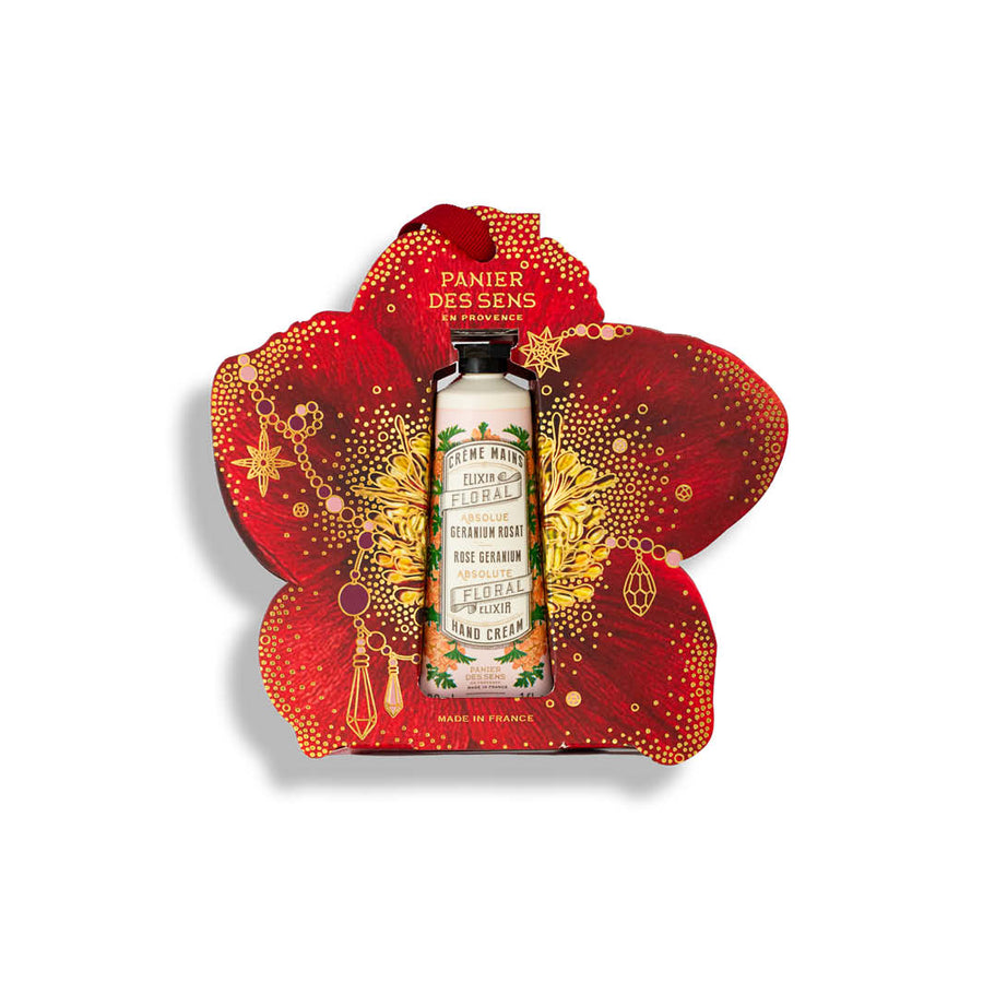 Crème Mains Géranium Rosat - Mini coffret Noël