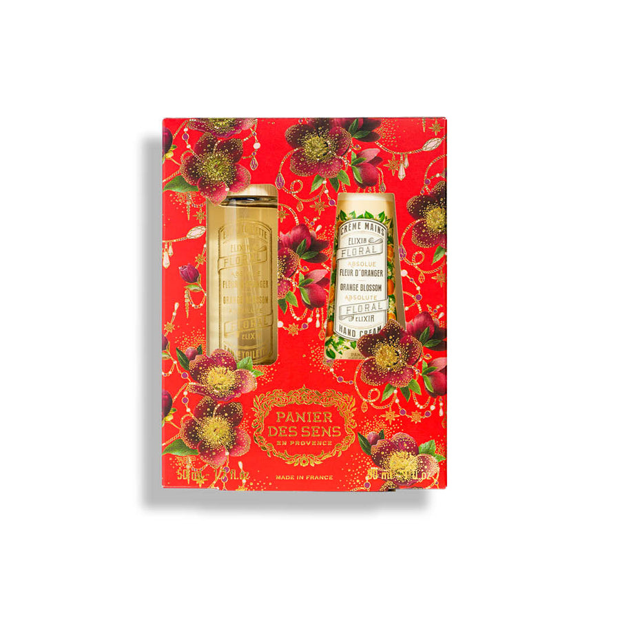 Duo Eau de Toilette + Crème mains Fleur d'Oranger - Coffret Cadeau Noël Femme | Panier des Sens