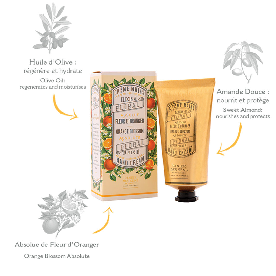 Confezione da 4 Creme mani - Fiore d'arancio