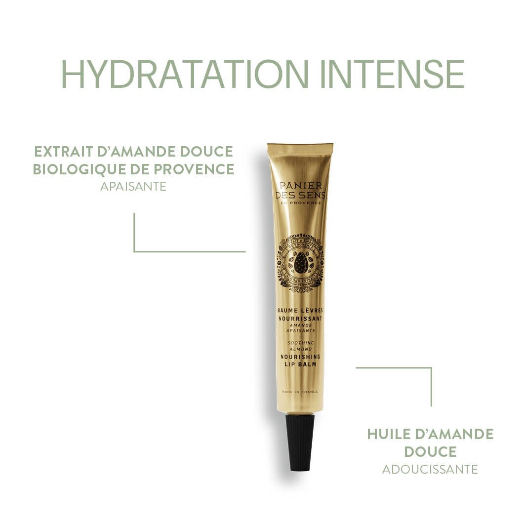 Nourishing Almond Lip Balm 15ml - Panier des Sens