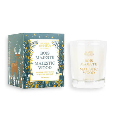 Bougie parfumée de Noël - Bois Majesté 180g (VP) - Panier des Sens