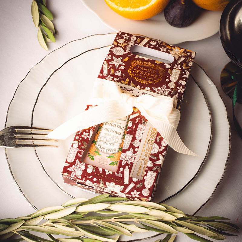 Set dúo Navidad - Geranium Rosat - Panier des Sens