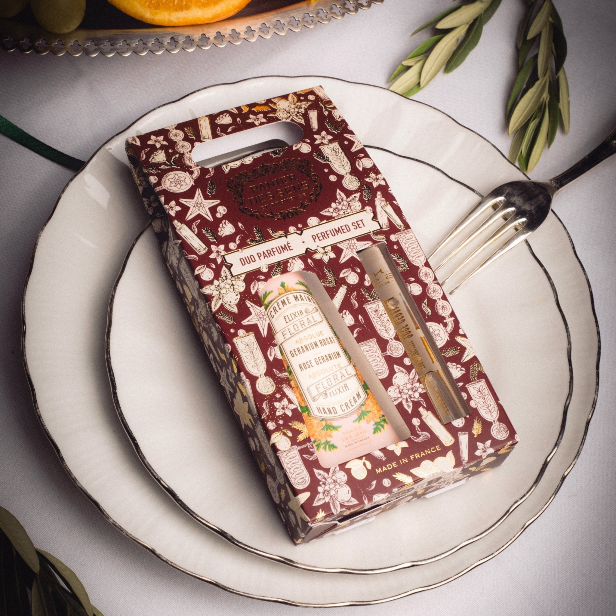 Christmas duo set - Geranium Rosat - Panier des Sens