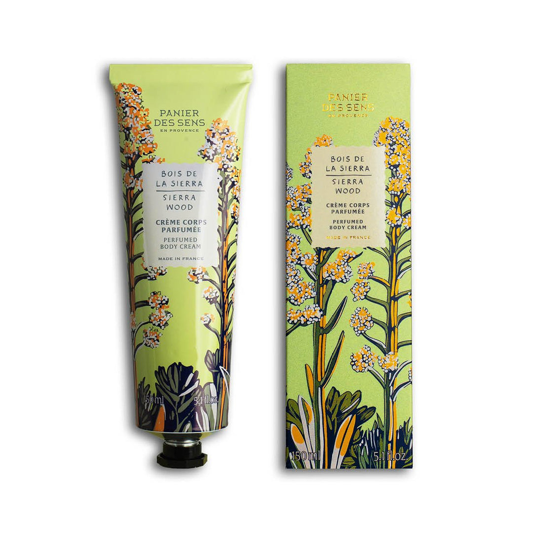 Crème corps parfumée Bois de la Sierra - 150ml - Panier des Sens