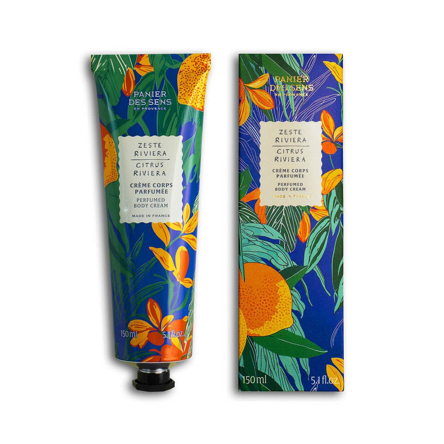 Crema corporal perfumada Zeste Riviera - 150 ml - Panier des Sens