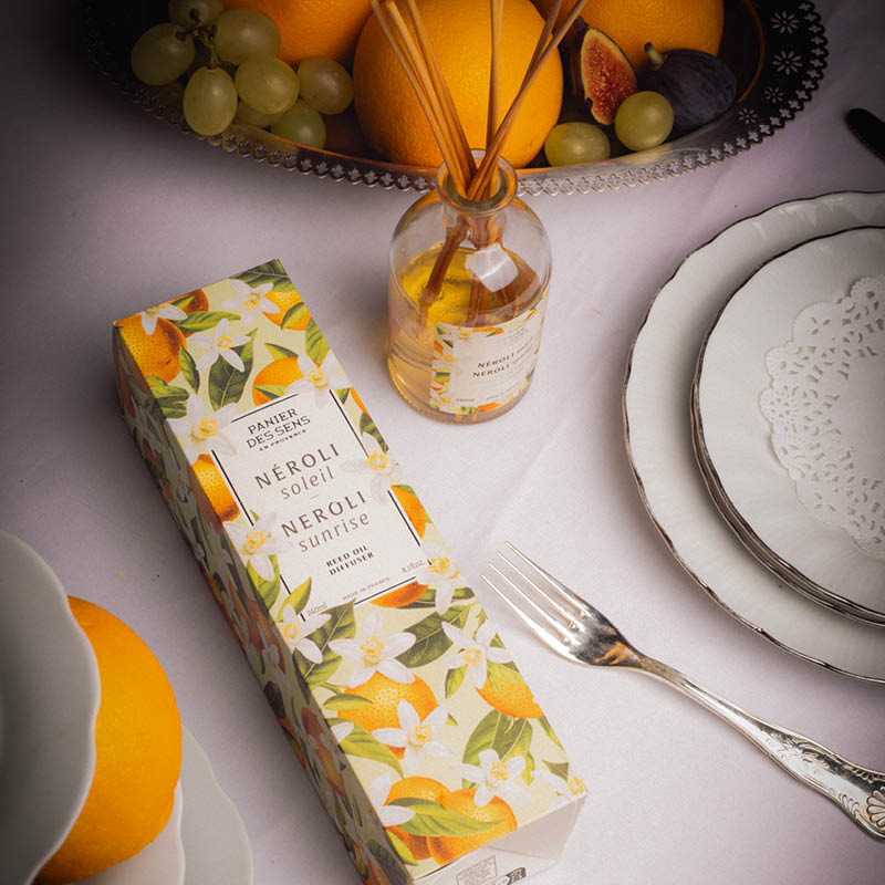 Diffuseur de parfum d'ambiance - Néroli Soleil 240ml - Panier des Sens