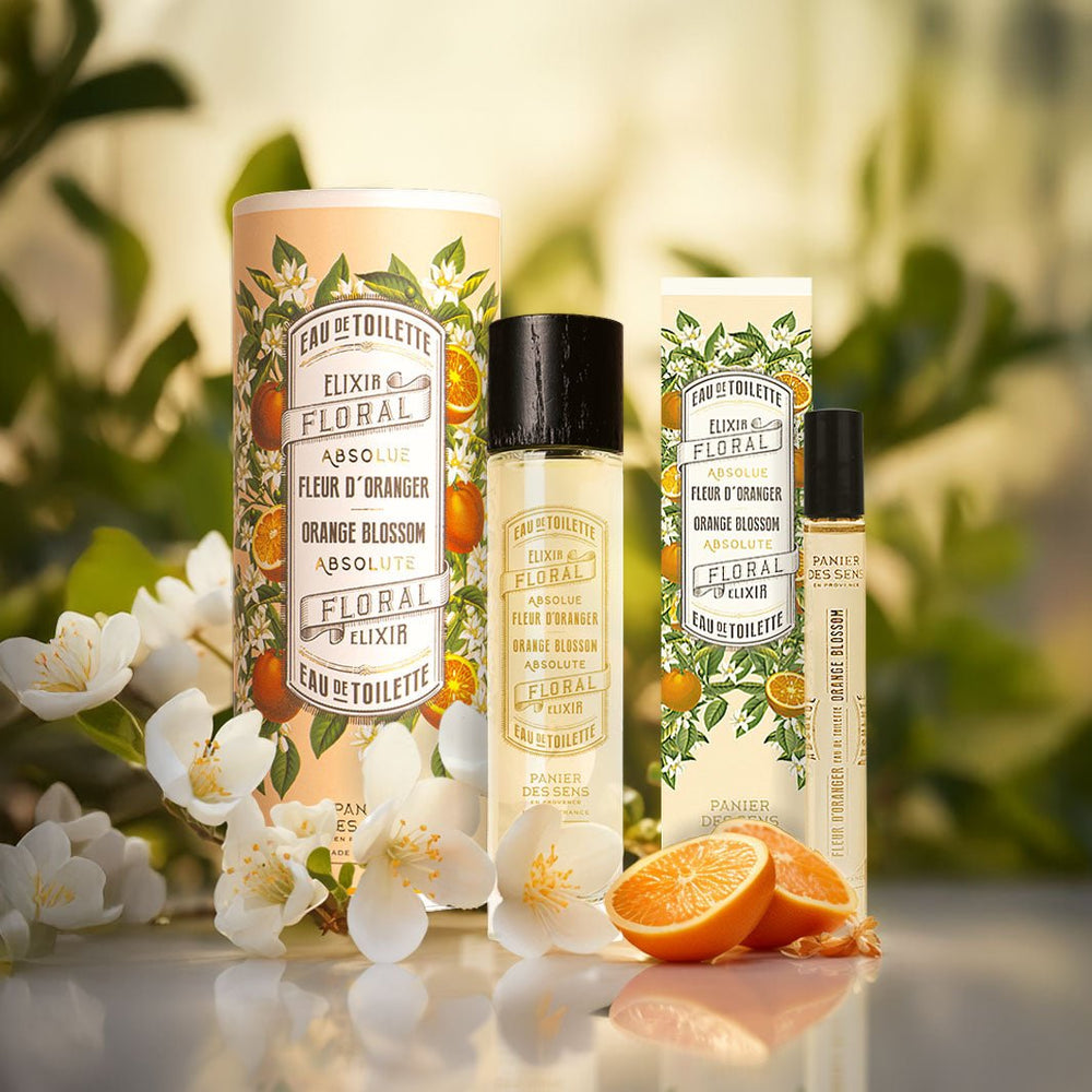 Duo Eau de toilette 50ml et Roll - on 10ml - Fleur d'Oranger - Panier des Sens