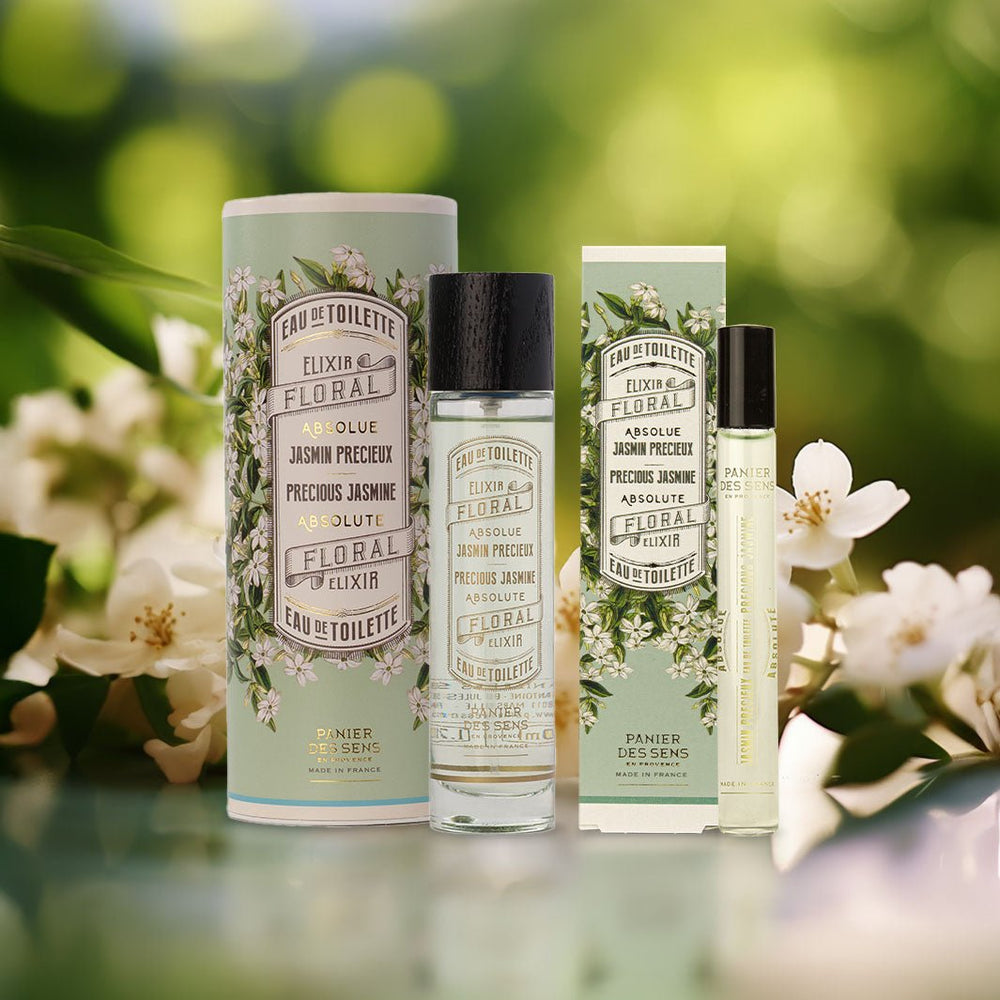 Duo Eau de toilette 50ml et Roll - on 10ml - Jasmin Précieux - Panier des Sens