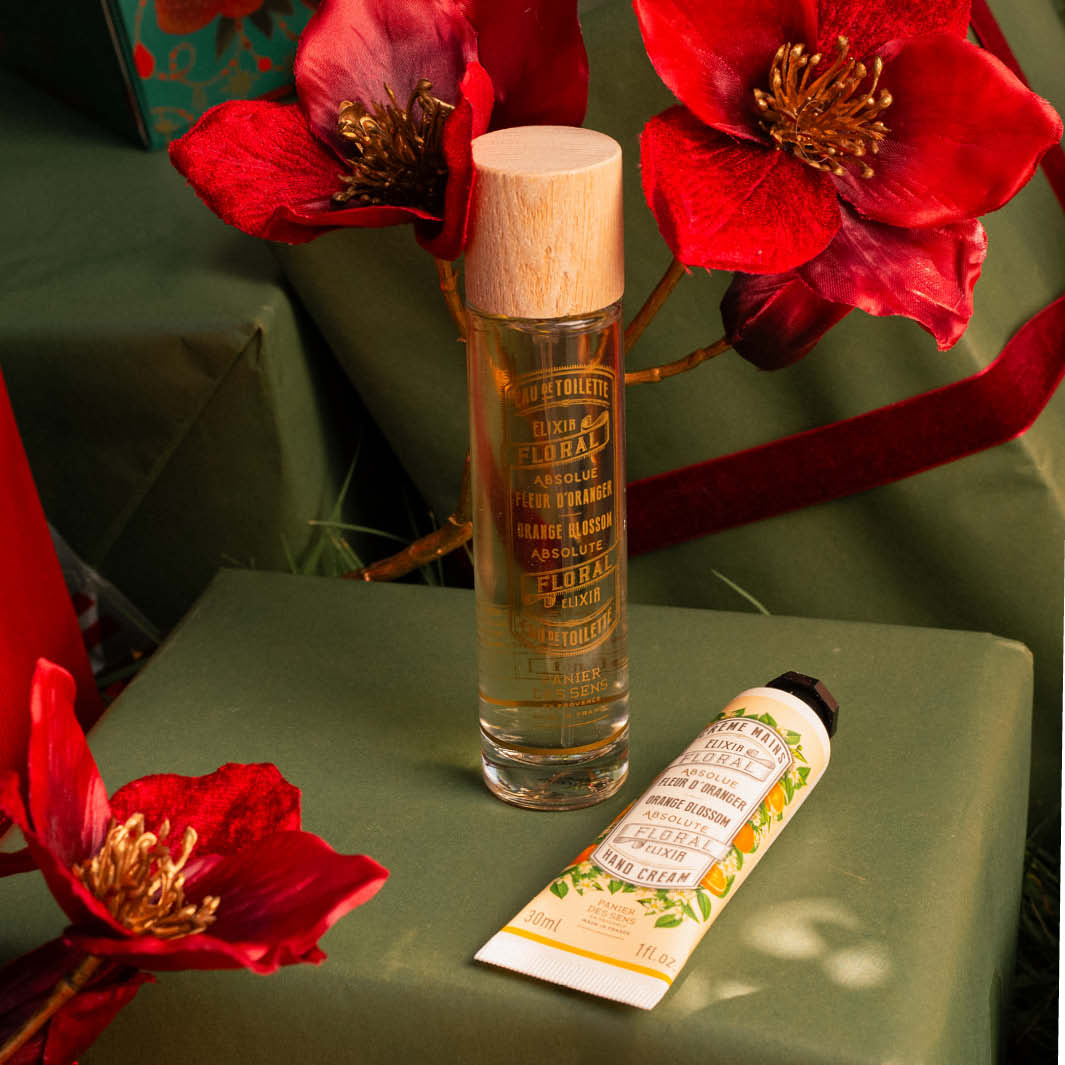 Duo Eau de Toilette + Crème mains Fleur d'Oranger - Coffret Cadeau Noël Femme - Panier des Sens