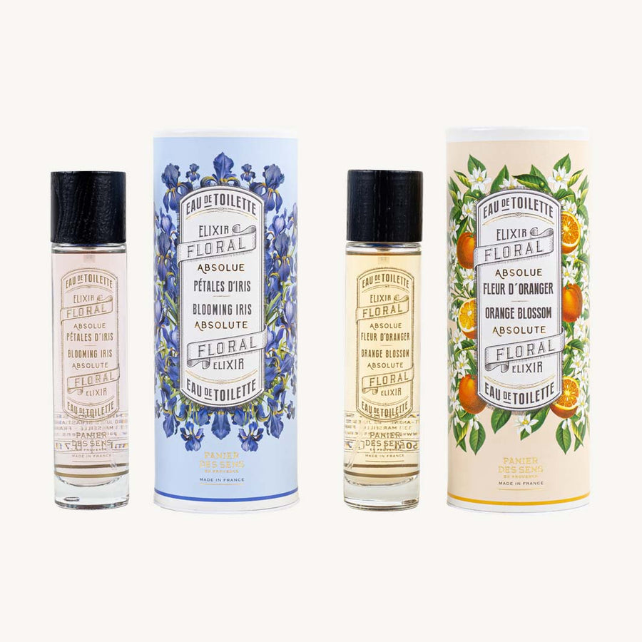 Duo Eau de toilette Petali di Iris e Fiori d'Arancio - 2 x 50ml - Panier des Sens
