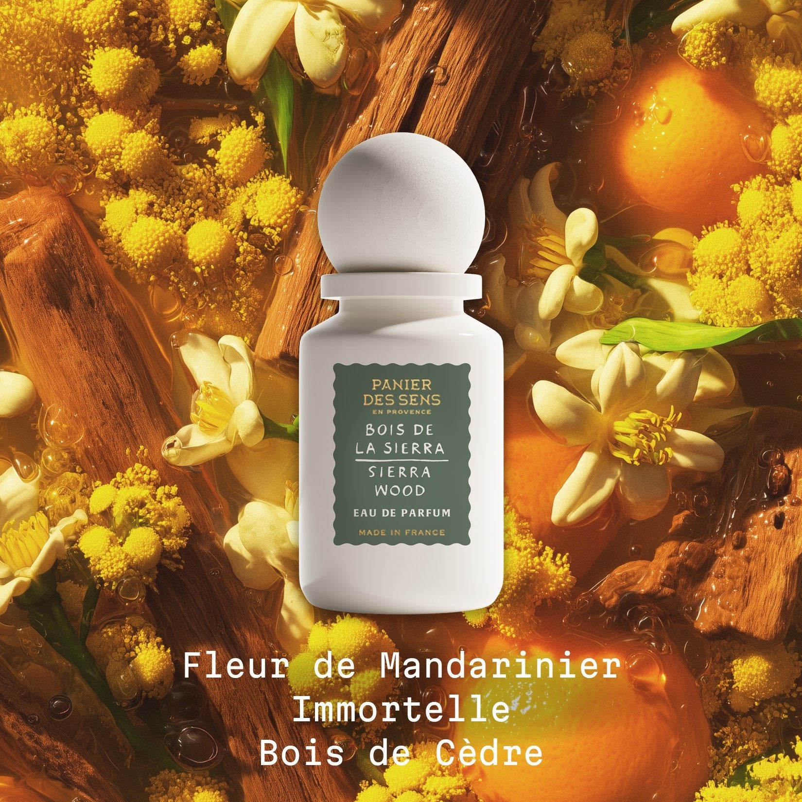 Eau de parfum Bois de la Sierra | Parfum Boisé | Panier des Sens