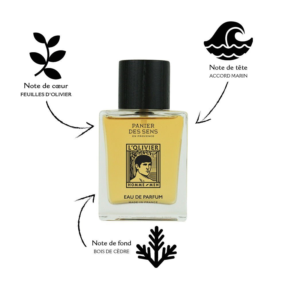 Eau de parfum for men - L'Olivier - Panier des sens - Panier des Sens