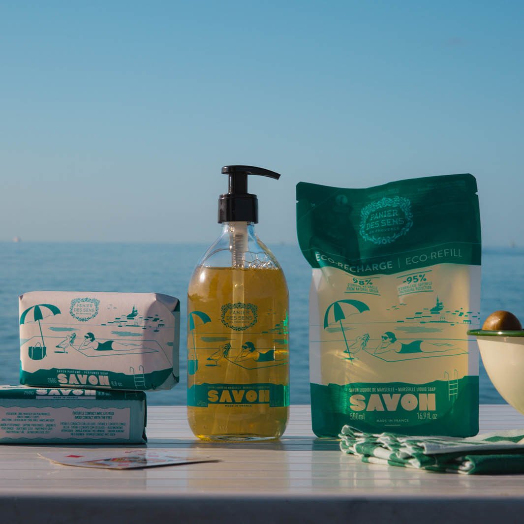 Eco - recharge Savon liquide de Marseille Olive 500ml – Édition limitée 25 ans - Panier des Sens