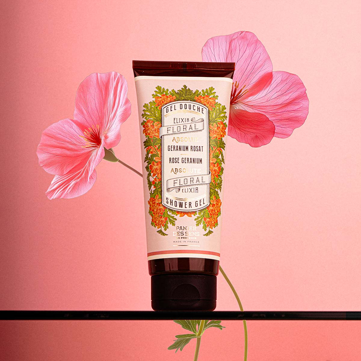 Rose Geranium Shower Gel 200 ml | Panier des Sens